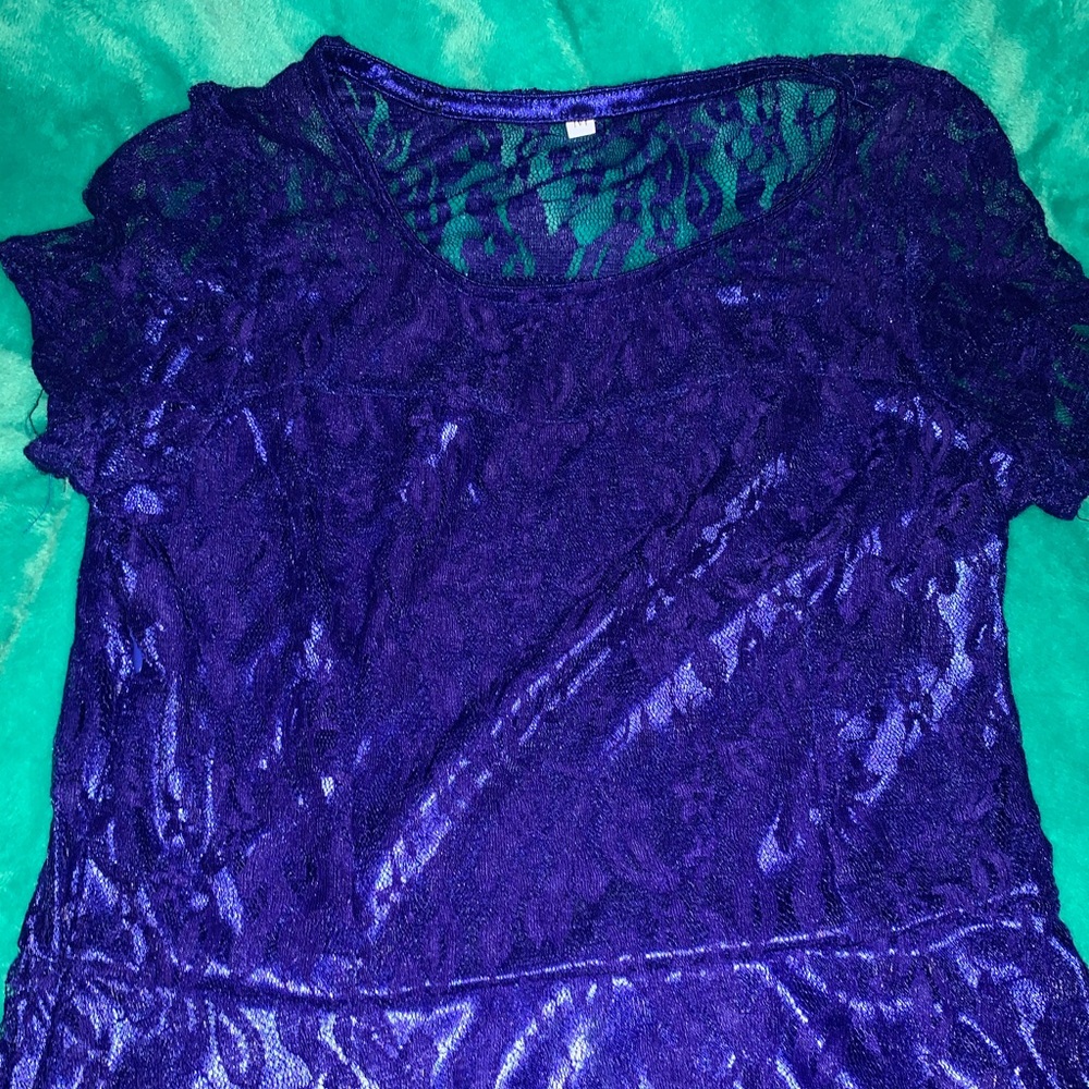 Mid-Length Blue Dress